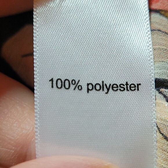 Black floral smocked‎ Neck long sleeve Blouse - Picture 8 of 10